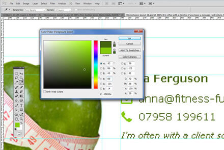 The website footer