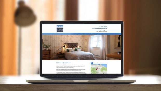 Yorvik Homes - Web Design York