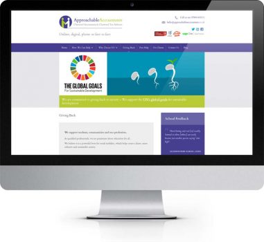 Approachable Accountants Easingwold York - Bespoke Web Design