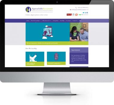 Approachable Accountants Easingwold York - Bespoke Web Design