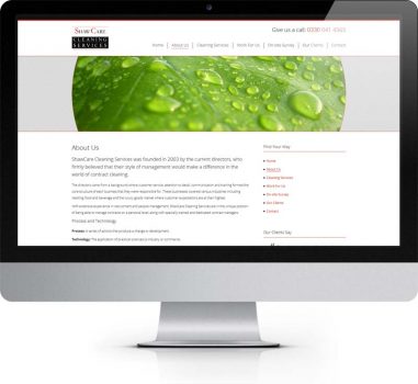ShawCare Cleaning Services Wetherby - Bespoke Web Design