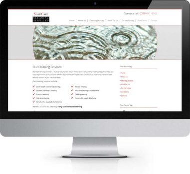 ShawCare Cleaning Services Wetherby - Bespoke Web Design