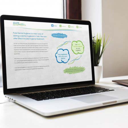 Pure Dental Hygiene Website, York