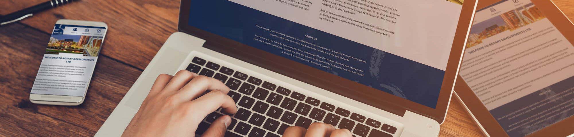 Responsive website design