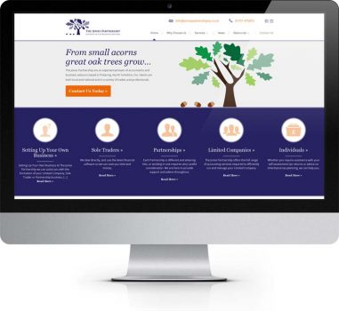 The Jones Partnership Pickering North Yorkshire - Bespoke Web Design