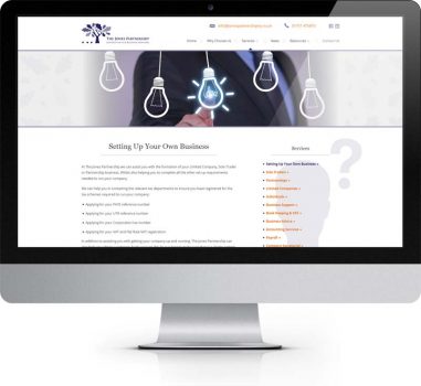 The Jones Partnership Pickering North Yorkshire - Bespoke Web Design